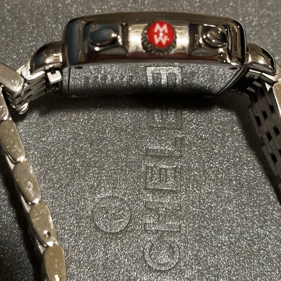 MICHELE Ladies Deco Mother of Pearl Dial Chronograph Stainless Steel - Picture 7 of 14